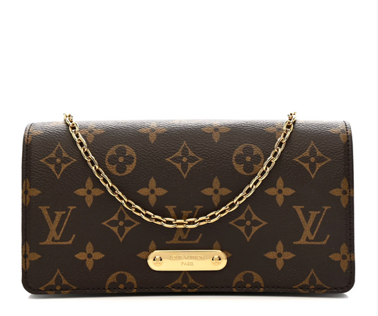 Louis Vuitton Monogram Lily Wallet On Chain