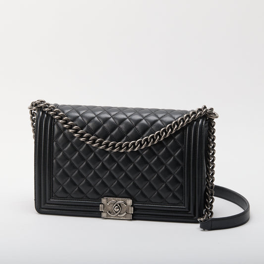 Chanel Leboy Caviar Black Large