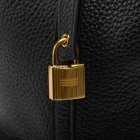 Hermes Picotin Lock 18 Eclat Ardoise Clemence and Gris Pantin Swift Palladium Hardware Y Stamp 2020