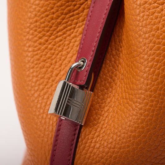 Hermes Picotin Lock Touch bag 18 X Stamp 2016 Orange