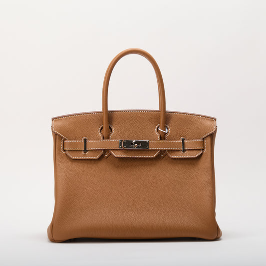 Hermes Birkin 30 Leather Tote B Stamp 2023