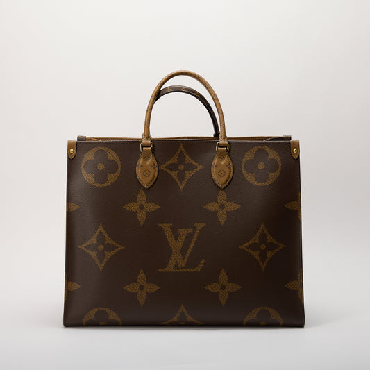 Louis Vuitton OnTheGo GM Tote Brown Leather