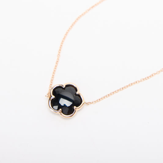 Pasquale Bruni 18k Rose Gold Joli Black Agate Bracelet with Diamonds