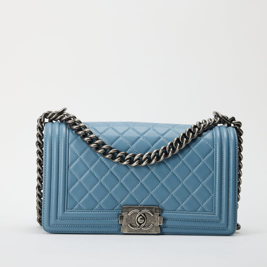 Chanel Leboy Blue Medium