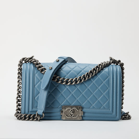 Chanel Leboy Blue Medium