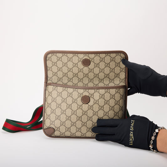 Gucci Neo Vintage GG Supreme Belt Bag with Web Strap