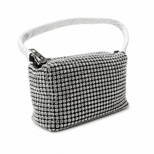 Alexander Wang Heiress Pouch in Crystal Mesh