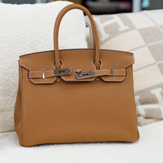 Hermès Birkin 30 Togo Leather Bag
