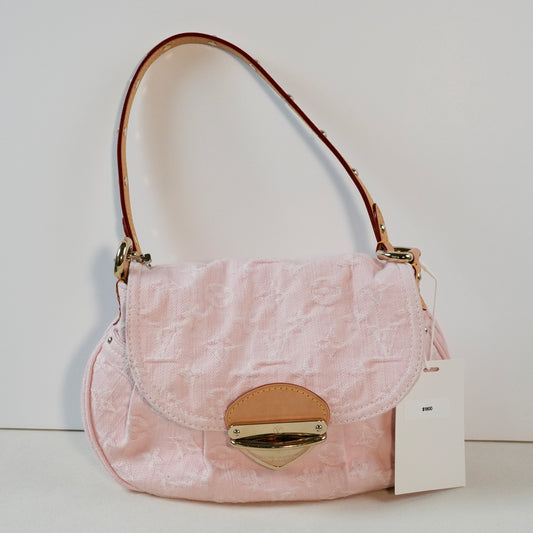 Monogram Denim Sunset Washed Pink