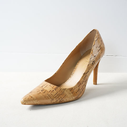 Roger Vivier Polished Cork Pointed-Toe Pumps