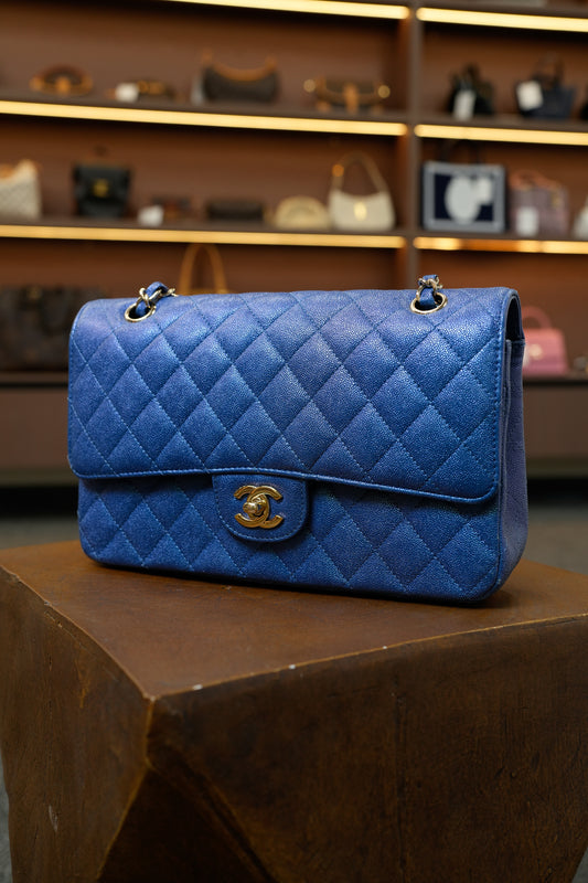 Chanel Blue Classic Flap Bag