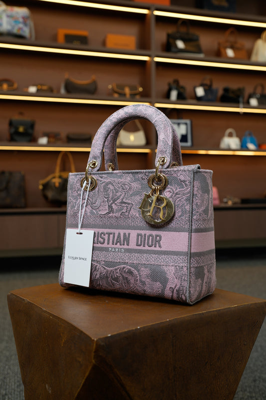 Dior Lady D-Lite Pink Medium Bag