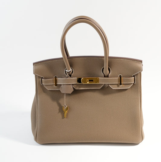 Hermes Birkin 30 Leather Tote B Stamp 2023