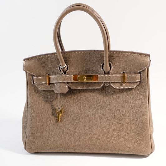 Hermes Birkin 30 Leather Tote B Stamp 2023