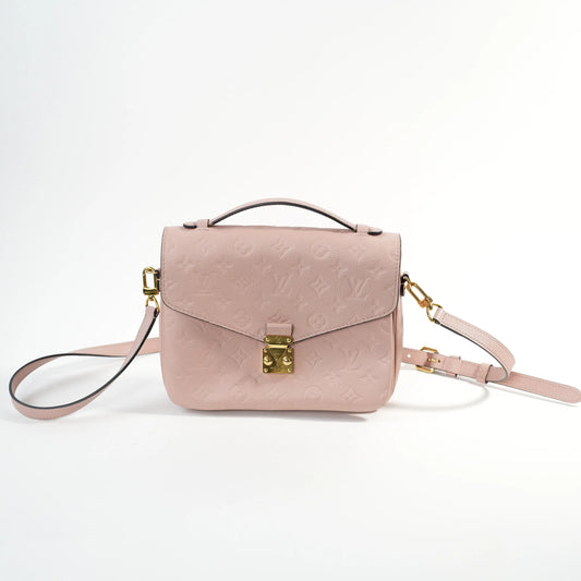 Louis Vuitton Monogram Empreinte Pochette Metis Satchel