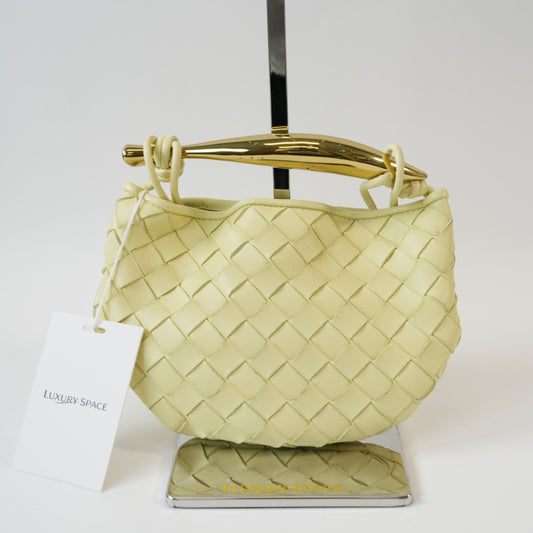Bottega Veneta Nappa Intrecciato Mini Sardine Bag Ice Cream