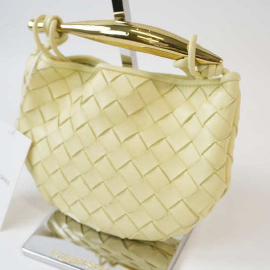 Bottega Veneta Nappa Intrecciato Mini Sardine Bag Ice Cream