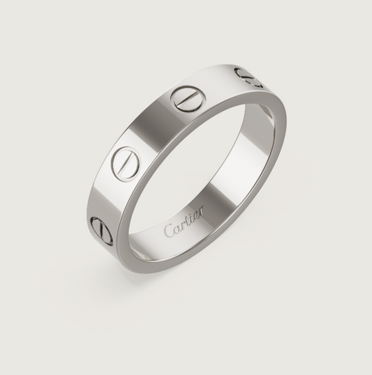 Cartier Love ring small white gold 52'